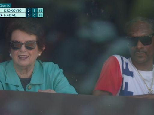 Snoop Dogg and Billie Jean King form unexpected duo to watch Djokovic vs Nadal