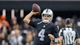 Raiders QB changes jersey number before 2nd season