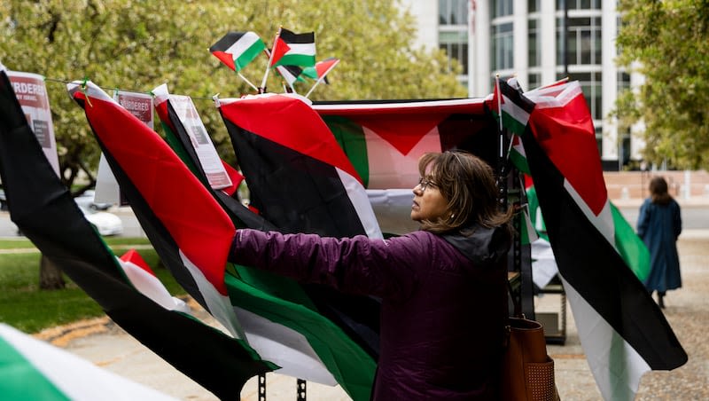 The Gaza memorial in Salt Lake City attracts controversy