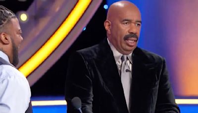 Steve Harvey Stunned by Inappropriate 'Sexy Dreams' Answer on 'Family Feud'