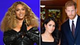 Harry & Meghan shows couple getting a text from Beyoncé after their Oprah interview