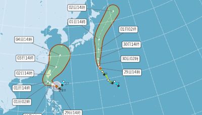 山陀兒颱風海上警報發布！颱風假恐放2天 最快深夜發陸警 路徑西修有機會自屏東登陸