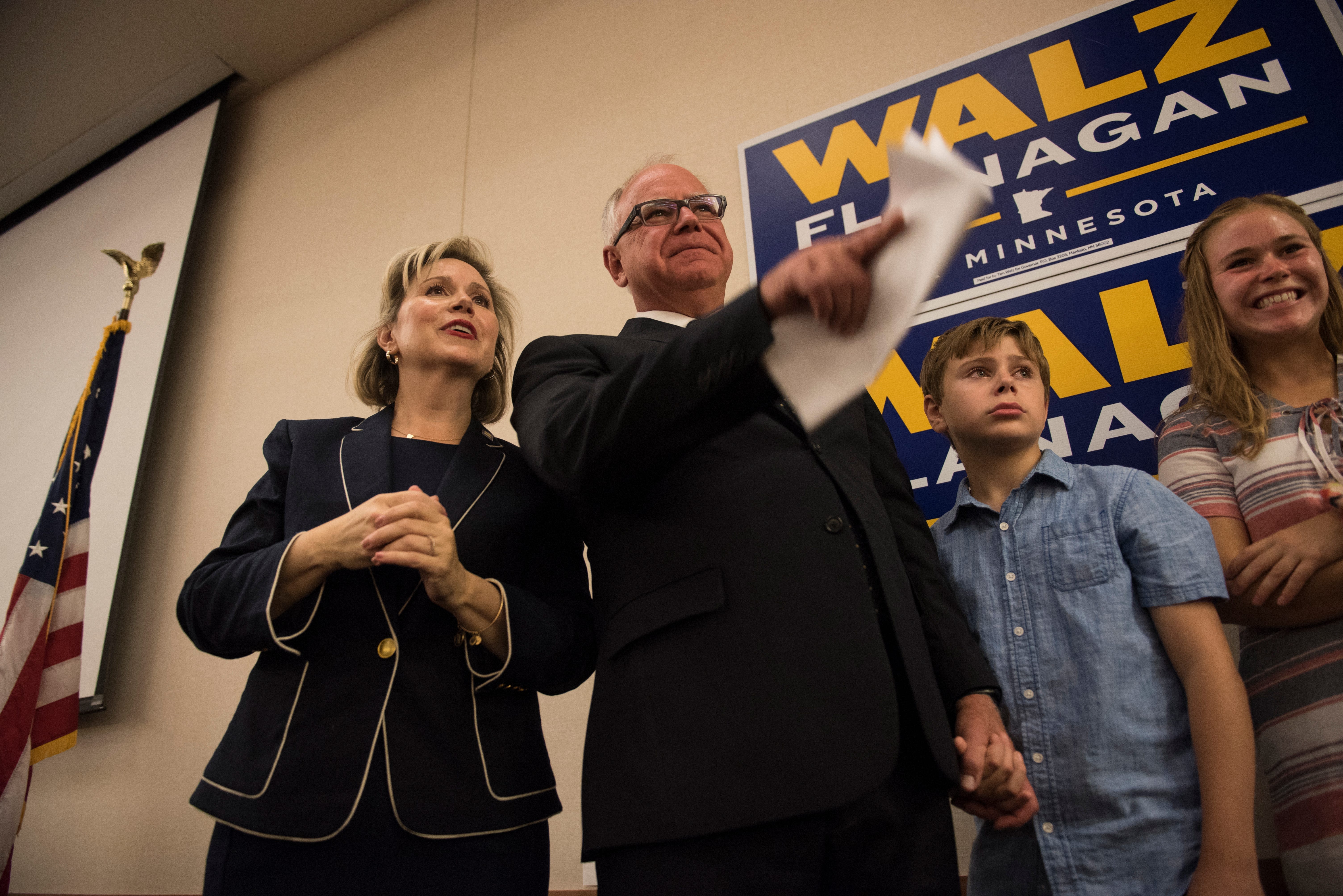 Tim Walz's wife Gwen, a former teacher, is a 'champion' of college behind bars