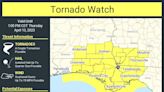 Tornado warning issued for Wakulla County. Much of Panhandle under tornado watch