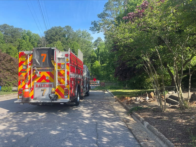 Naked man in creek prompts water rescue response in Raleigh