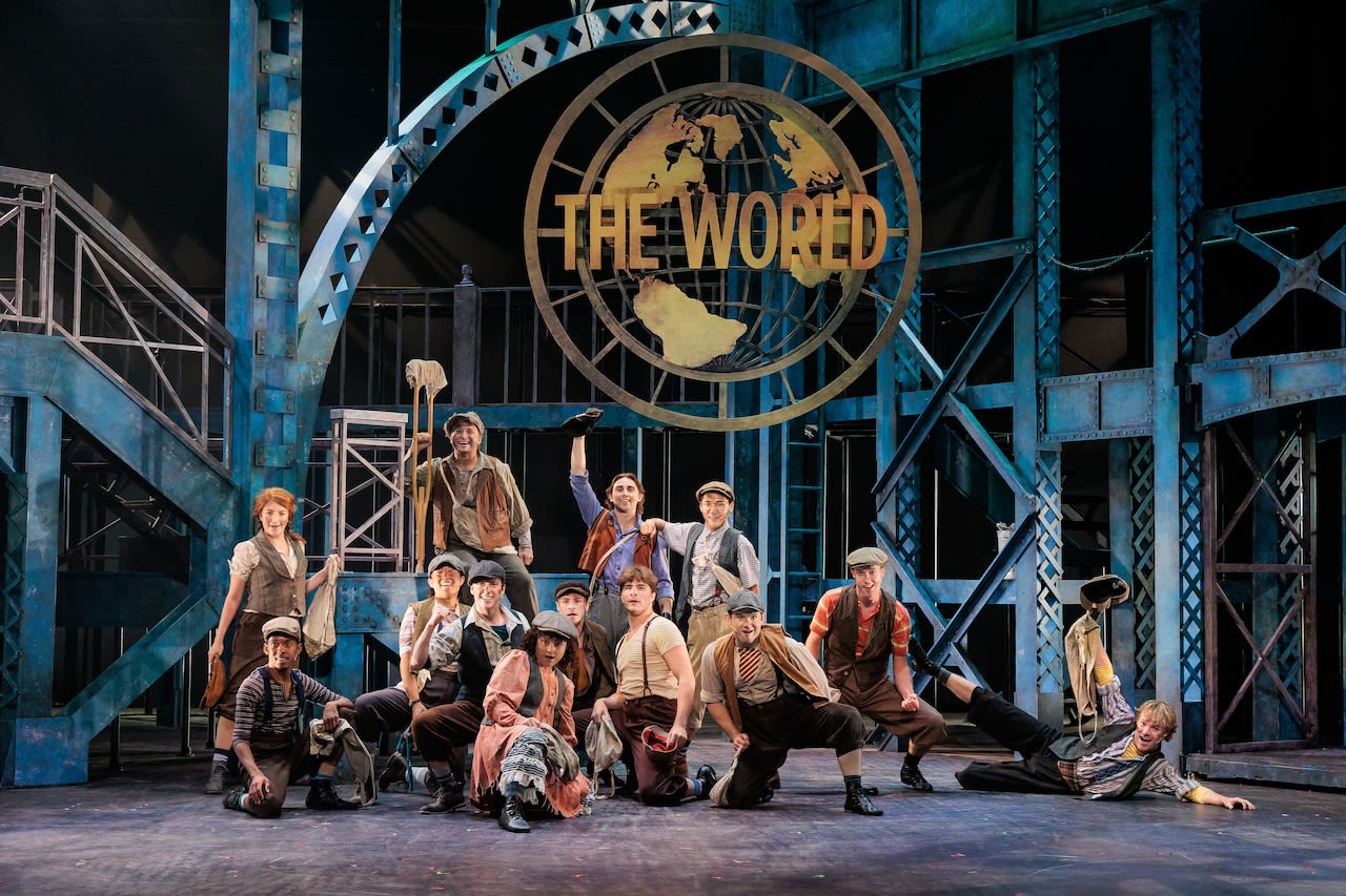 Young cast, bouncy songs make the Rev’s exhilarating ‘Newsies’ musical a multigenerational treat (review)