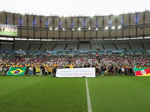 Un partido benéfico por los damnificados de las inundaciones en Brasil llena el Maracaná