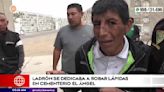 Era el terror del cementerio: Cae ladrón de lápidas en El Ángel (VIDEO)