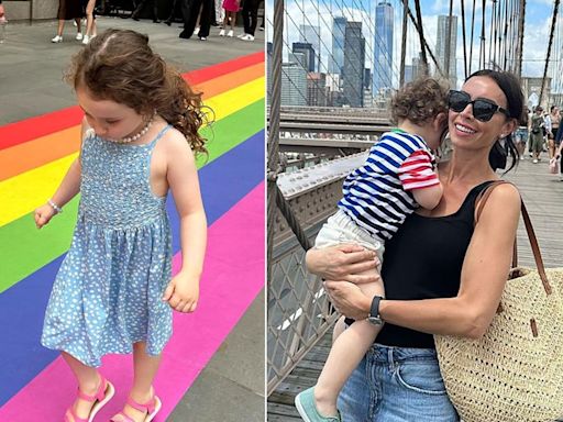 Christine Lampard's children Patricia and Freddie have the curliest hair in new photos