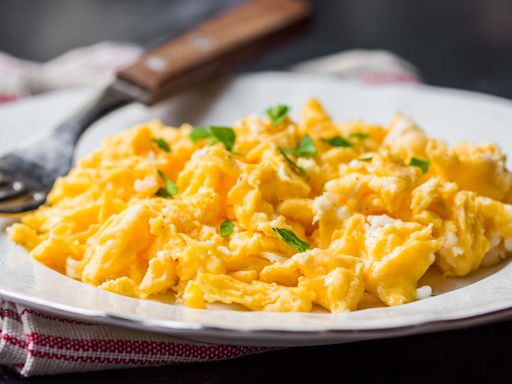 The Seasoning Secret You Need For Creamy Scrambled Eggs