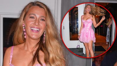 Blake Lively Turns Into Barbie at Movie Premiere After-Party in NYC