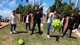 El particular encuentro de Messi con Will Smith que causó furor: “Pateando con los chicos”