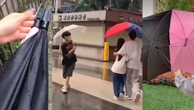 'Wow, We Need This': Video Of Couple Umbrella Goes Viral; Netizens React