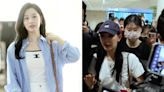 金智媛回韓國機場一片混亂：寸步難行、一直被推著走！經紀公司只派兩名保鑣被罵翻：「真的太危險」