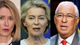 Líderes europeos aprueban el trío de altos cargos de la UE y firman acuerdos con Zelenski