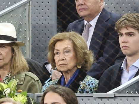 La Reina Sofía, la infanta Elena y Victoria Federica coinciden en la final de tenis de Madrid