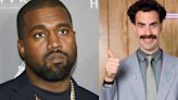 Sacha Baron Cohen se burla de Kanye West como Borat: "es demasiado antisemita, incluso en Kazajistán"