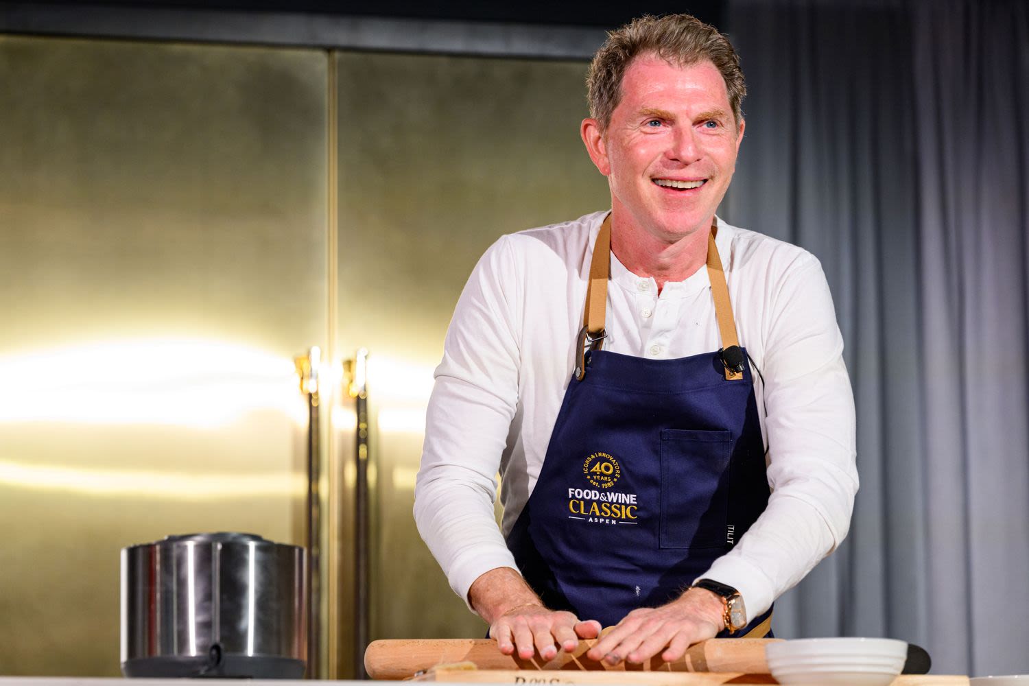 Bobby Flay Says Pilates Reversed the ‘Very Decent Curve’ in His Spine from ‘Standing Hunched Over a Cutting Board’
