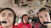 Forest City athlete flies on private plane to compete in both cross country and volleyball