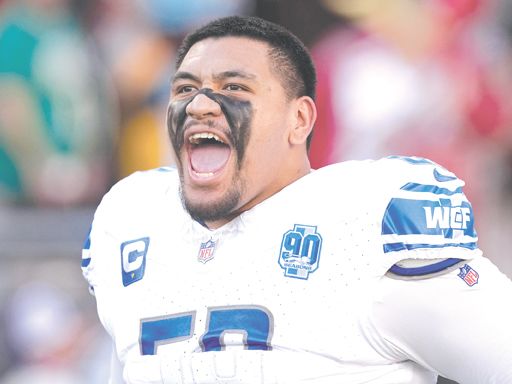 Detroit Lions’ right tackle Penei Sewell ranked No. 2 offensive lineman in NFL by 8 Associated Press pro football writers