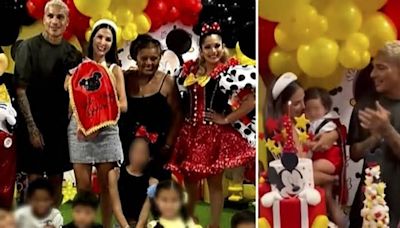 Paolo Guerrero y Ana Paula Consorte celebraron a lo grande el primer año de su hijo