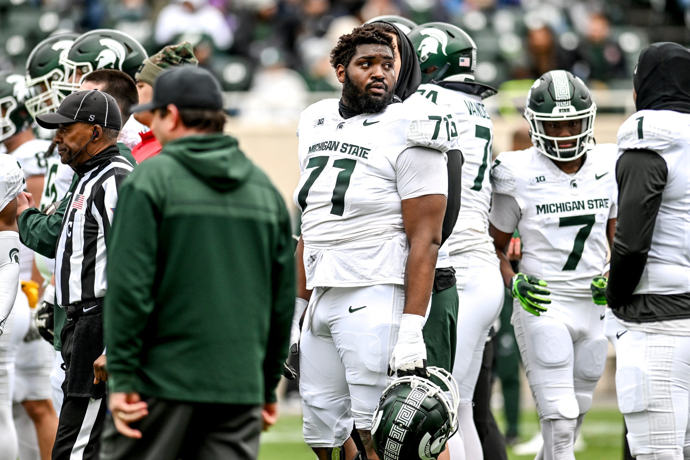 Michigan State football veteran OL tasked with stepping up in big role