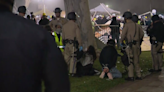 LAPD make arrests at pro-Palestinian encampment on UCLA campus