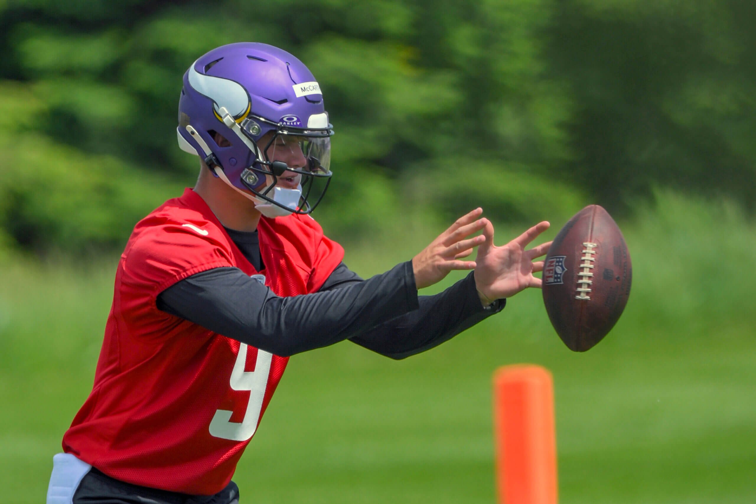 Vikings OTA takeaways: Dalton Risner's signing, Josh McCown on J.J. McCarthy and more