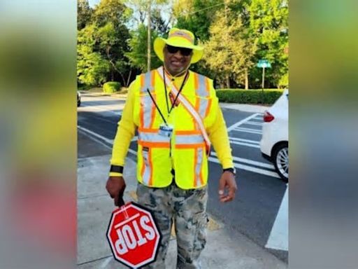 Decatur school crossing guard back on the job after hit-and-run injury