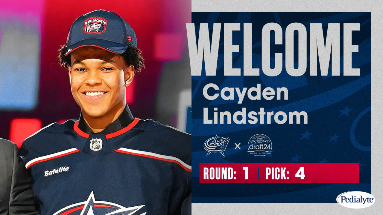 Blue Jackets select Cayden Lindstrom with fourth overall pick | Columbus Blue Jackets