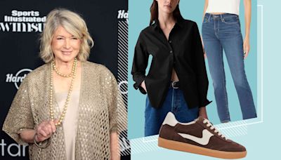 Martha Stewart’s Breezy Button-Down and Straight-Leg Jeans Are No-Brainers for Summer — Copy Her Look from $22