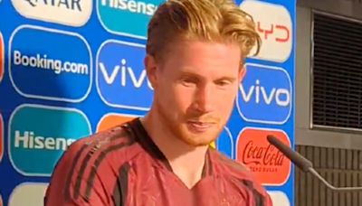 Euro 2024: el exabrupto de Kevin De Bruyne contra un periodista tras la eliminación de Bélgica