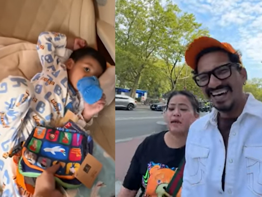 From Golla getting his first seat on the flight to missing the last cable car in Interlaken; A look at Bharti Singh and Haarsh Limbachiyaa's first Europe Trip with their little munchkin