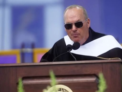 Michael Keaton Caps Off Graduation Speech With Perfect Closeout