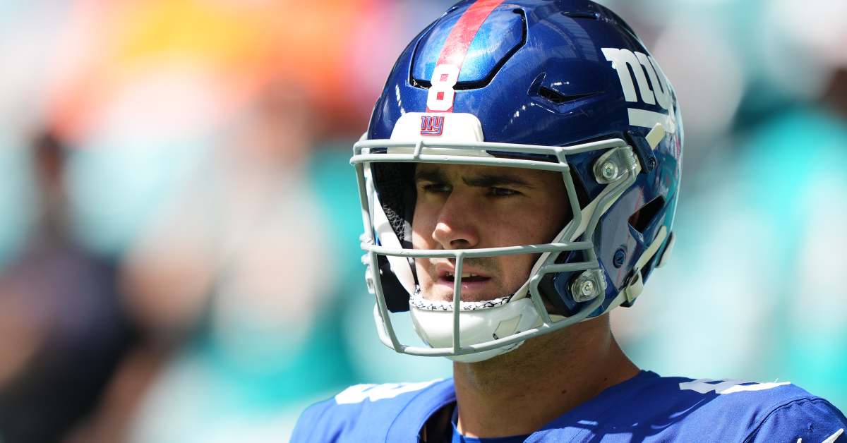 Daniel Jones' time with the New York Giants might be up sooner than later