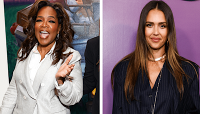 Oprah Winfrey and Jessica Alba Favor Menswear-inspired Suiting With Relaxed Twists at ‘Exhibiting Forgiveness’ Premiere