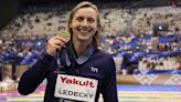 Swimmer Katie Ledecky says the thrill of winning a gold medal for Team USA never gets old