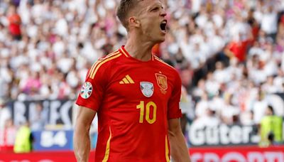 Dani Olmo, el hombre de España: del banquillo a marcar el primero gol del partido ante Alemania y dar la asistencia de la victoria