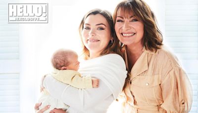 Lorraine Kelly shows off newborn granddaughter for the first time