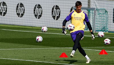 Thibaut Courtois vuelve en Real Madrid tras once meses sin jugar