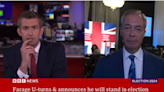 Nigel Farage calls BBC presenter ‘boring’ in heated election interview