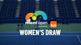 Miami Open 2024 WTA Women's Draw brackets revealed