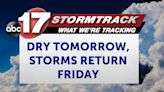 Tracking a quiet Thursday, more storms by Friday - ABC17NEWS
