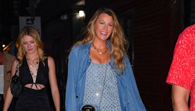 Blake Lively Says She's Channeling Britney Spears in All-Denim Look