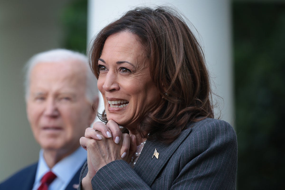 Kamala Harris frontrunner for Democrats to challenge Trump as Biden quits race