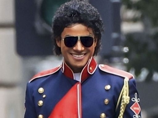 Jaafar Jackson Poses as His Uncle Michael Jackson on Set of Upcoming Biopic 'Michael'