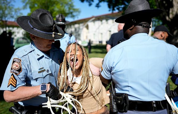 Police launch violent crackdowns on Gaza protests at colleges across the US: ‘We’re terrified of another Kent State’