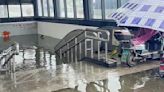 長沙市區暴雨淹慘 積水灌爆「地鐵」停擺