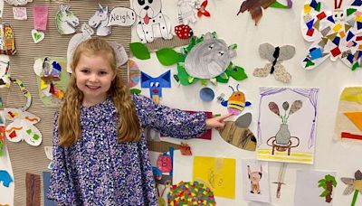 Co Wicklow’s Allanah (6) has painting put on display in National Gallery