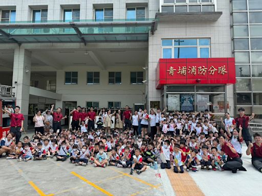 幼兒園訪桃消青埔分隊 防災教育向下扎根